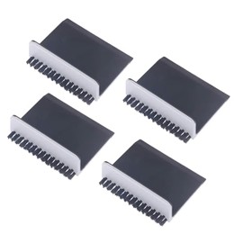 4Pcs Black Kitchen Sink Squeegee Cleaner Countertop Brush Wiper Vegetable Cleaning Brush Wiper Home Kitchen Tool Accessories Fruit and Vegetable Cleaning Brushes Fruit and Vegetable Tools