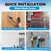 WODHMIEY Angle Grinder Holder Wall Mount with 2 Bay Angle