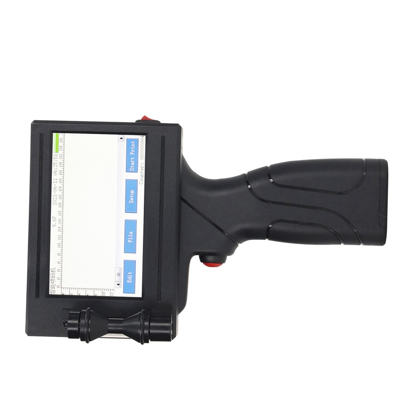 Handheld Inkjet Printer Gun Portable Intelligent with LED Touch Screen