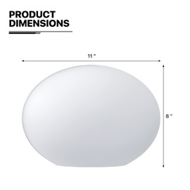 MoNiBloom 11" LED Oblate Light with Remote Control, Rechargeable 16 RGB Color-Changing Nightlight Dimmable Bar Table Mood Lamp, Waterproof Accent Ambient Decorative Party Lighting