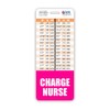 Charge Nurse Badge Buddy Vertical w/Height & Weight Conversion Charts