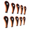 10 Pcs Golf Iron Head Cover Set with Zipper Golf