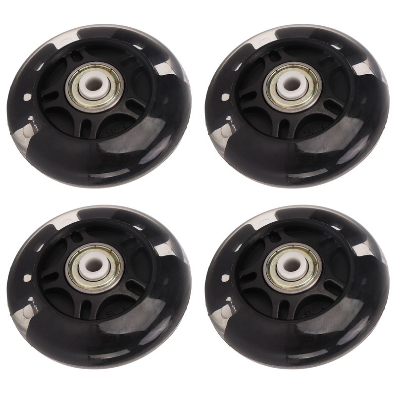 4 PCS Inline Skate Flash Wheel Roller Skate PU Wheels