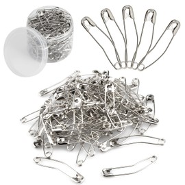 Quilting Curved Safety Pins for Quick Basting, Size 3, 100 Count