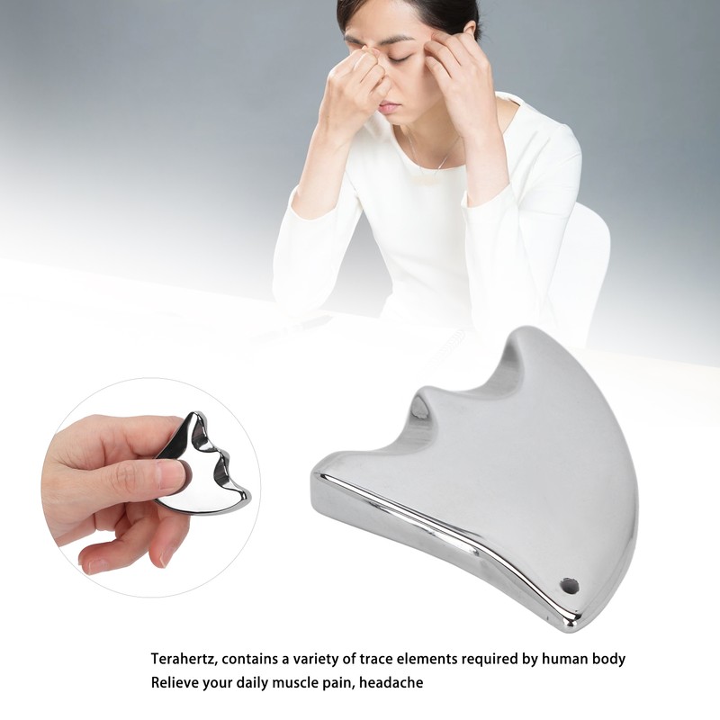 Terahertz Gua Sha Stone Relieve Pain Hot Cold Compress Massaging
