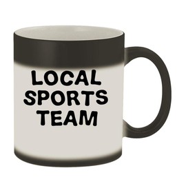 Local Sports Team - 11oz Magic Color Changing Mug, Matte Black