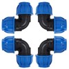 TOPINCN Water Pipe Elbow Adapter, 4 Pieces 32 mm to