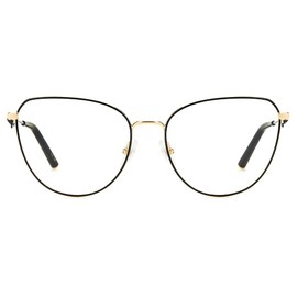 CAROLINA HERRERA Women's Casual Sunglasses, Black Gold, 56