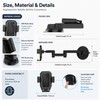 Adjustable Car Phone Mount with Suction Cup – Extendable Dashboard