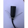 SPHIRES Salt Lamp Replacement Electric Cable 2 Metal Clip On/Off