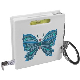 'Beautiful Butterfly' Keyring Tape Measure/Spirit Level Tool (KM00041815)