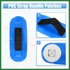 Motoforti 2pcs Universal PVC Strap Handle Patches Carry Grab Handle