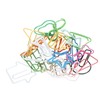 100Pcs Cute Paper Clips 20 Shapes Adorable Fun Metal Paper