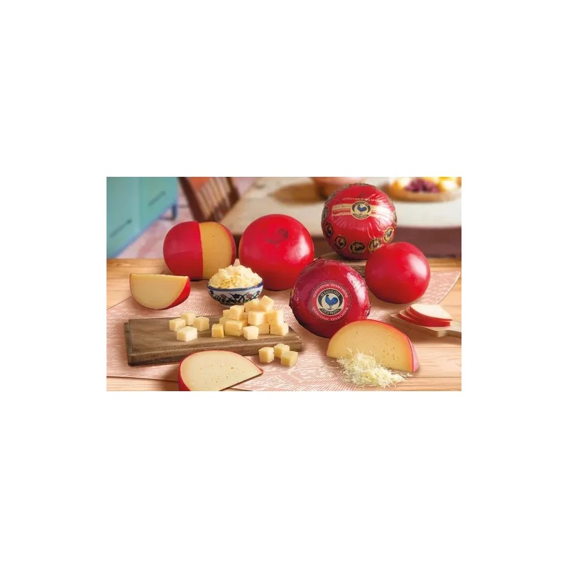 Queso De Bola Edam 1.5kg Gallo Azul Envío Gratis
