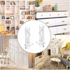 INCREWAY 30 Pack Shelf Support Peg, Clear Plastic Cabinet Shelf