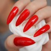 CoolNail Extra Long Stiletto Red False Nails Tips Pointed Stilettos