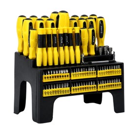Jadeshay 100 Pcs Screwdriver Kit, Comprehensive Multi-Functional Set with Storage Stand, Essential Repair Tools for Home & Workshop