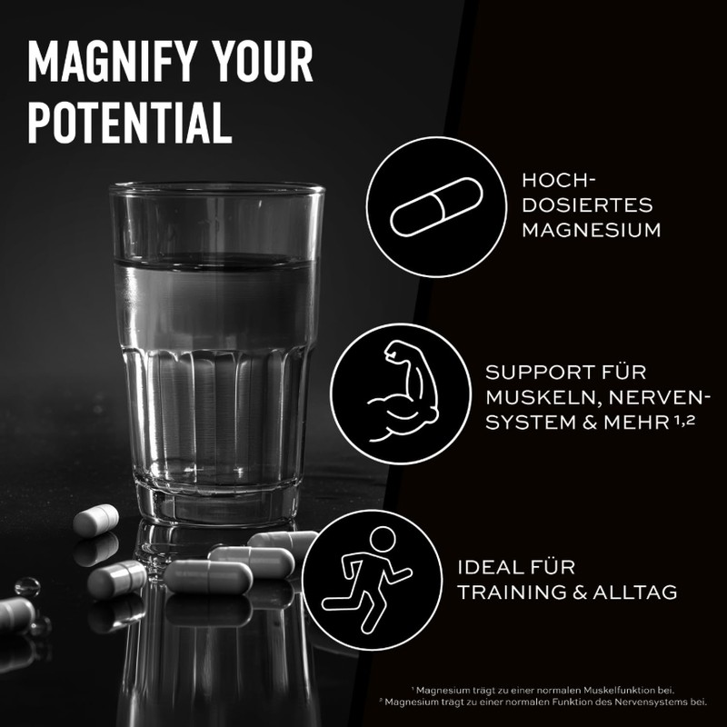 ESN Magnesium Caps, 120 Kapseln, 194 mg Magnesium pro Tagesportion