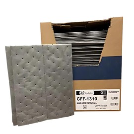 Spilfyter Universal Heavy Duty Absorbent Pads for Professional Tasks | 13" x 10", Three Ply | 100 Count | Maximum Absorption for Demanding Jobs - Ideal for Extra-Heavy Spills | GFF-1310