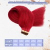 Red Tape in Human Hair Extensions,Skin Weft Tape in Hair