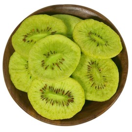 Freeze-dried kiwi Crisp 150g (5.29oz.) Kiwi Dried instant fruit Dried Sweet and sour kiwi Crisp Eat kiwi crisp
