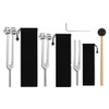 Tuning Fork Set (128Hz, 256Hz, 512Hz), Tuning Forks for Chakra/Healing/Sound