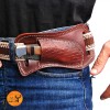 SHEATH GENUINE LEATHER HAND CRAFTED BELT SHEATH HOLSTER FOR Folding