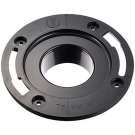 Kakudai 4658S-75 Floor Flange for Toilet Bowl with Stainless Steel Screws