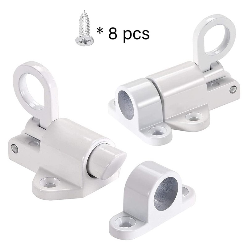 2 Pcs Spring Latch Bolt,Automatic Latch Lock,Spring Latch Lock,Automatic Spring
