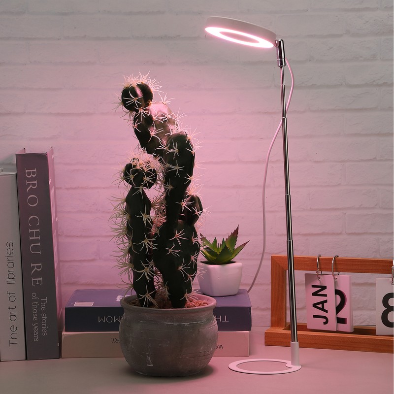 USB Plant Light Angel Ring with Timer Full Spectrum Sunlight