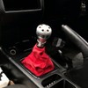 YEHICY Universal Manual Red Canvas Shift Lever Knob Boot Dust