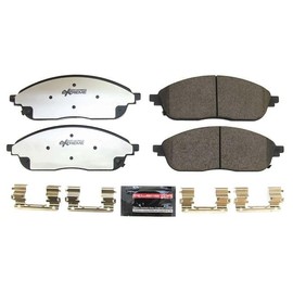 POWERSTOP Front Truck and Tow Carbon-Fiber Ceramic Brake Pads For Jeep Grand Cherokee 2022, Jeep Grand Cherokee L 2021-2022 [Vehicle Specific]