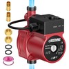 CrestWave Hot Water Recirculating Pump, 125W 115V Automatic Circulation Pump