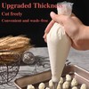 24 Inch Extra Large Piping Bags, 200 PCS Clear Disposable