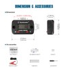 Runleader Hour Meter for Small Engine Tachometer with Alligator Clip