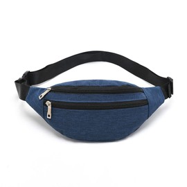 Fanny Pack for Men & Women - Waterproof Waist Bag Pack with Adjustable Strap for Travel Sports Running.(Blue-01)