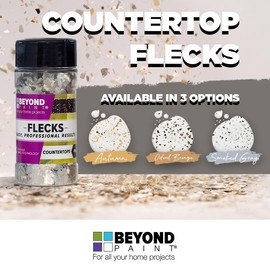 Beyond Paint Oxford Bronze Flecks Countertop Makeover Kit with Paint, Sealer, Flecks, and Tools for Countertops, Mocha