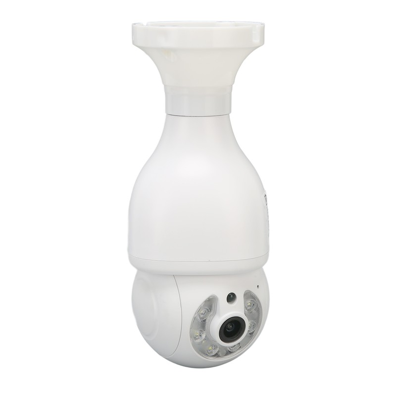 WiFi Security Camera 1080P Night Vision Motion Detection E27 Screw