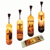 Pictor Gift Decorative 4 Piece Bookmark Set, Metal Pressed with