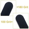 HeeYaa Nail File 10 PCS Professional Double Sided 100/180 Grit