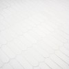MSI Bianco Glossy Ellipse Glossy Glass Mosaic Wall Tile for