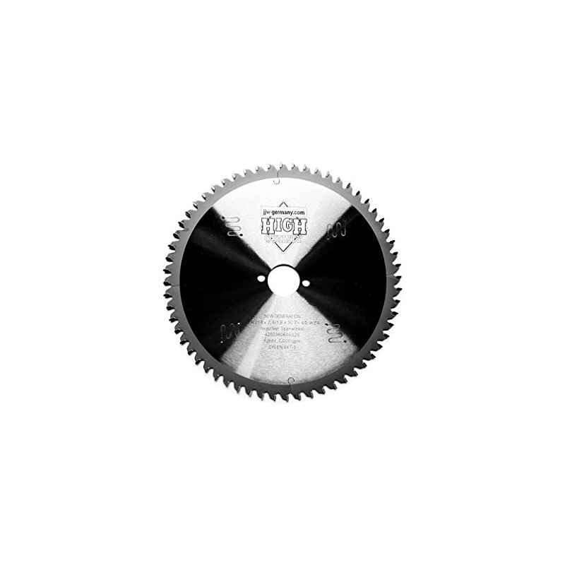HM Circular Saw Blades 216 x 30 Negative Cutting Angle