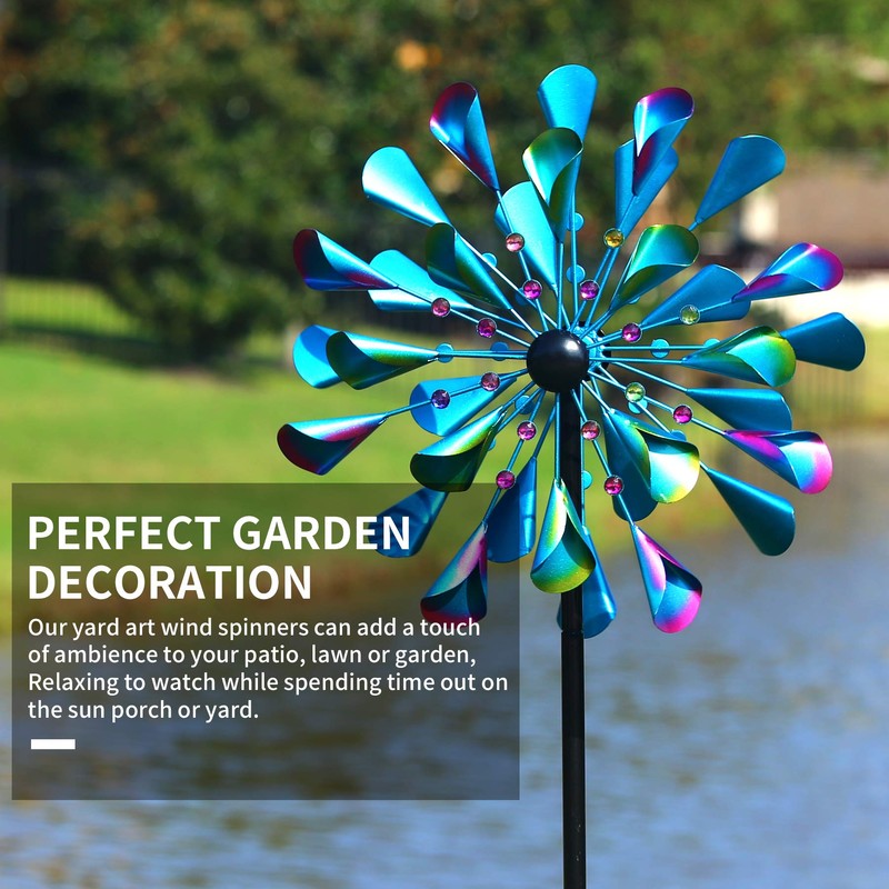 Decoroca Wind Spinner for Garden and Yard - 72" Large