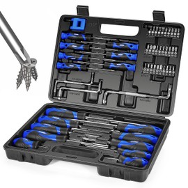 SORAKO 51-Piece Screwdriver Set, Multi-Purpose Magnetic Screwdriver Set with Case, Precision Screwdrivers tool Kit for Home Repair/Improvement/Craft/Men Gift