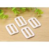 Shapenty Plastic Tri-glide Slides Button Fasteners Adjustable Webbing Triglides Slider