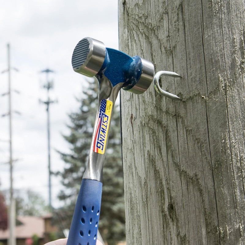 ESTWING Lineman's Hammer - 40 oz Electrical Utility Tool with