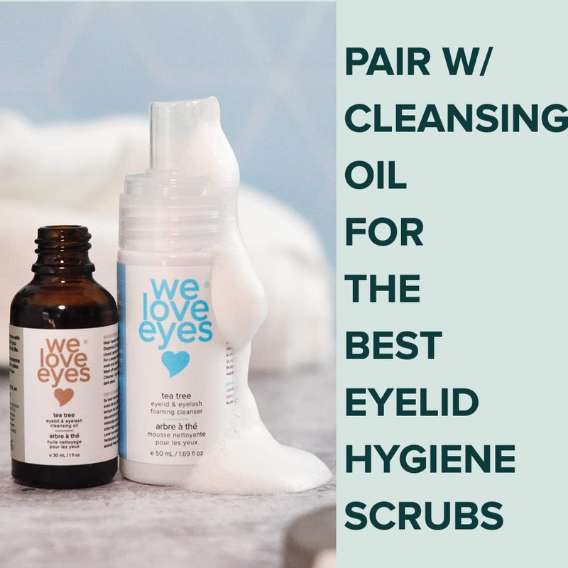 We Love Eyes: Tea Tree Eyelid Foaming Cleanser - Vegan.