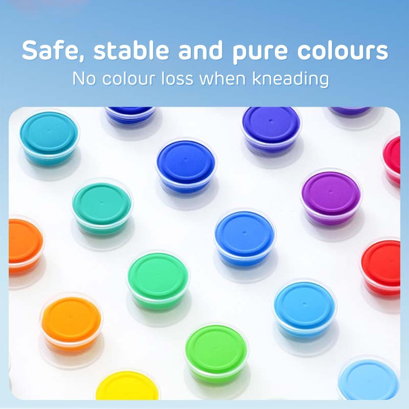 COLOYOU 24-Color Clay 5-Pack Combination Style