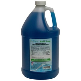 Mainstream Marine Boat Cleaner, Biodegradable Boat Wash Soap, Deck Cleaner for Fresh and Salt Water, Boat Cleaning Supplies for Decks, Hull Cleaner, Canvas, Sails, Upholstery - 1 Gallon