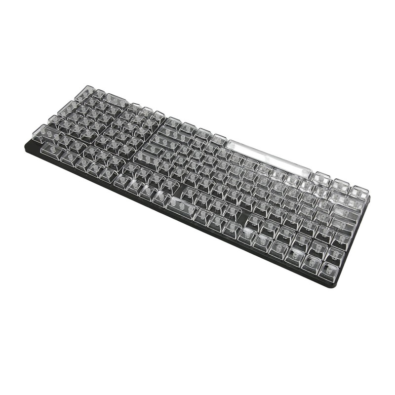 Keycap Set 132 Keys High Transparent PC CBSA Heigh Matte